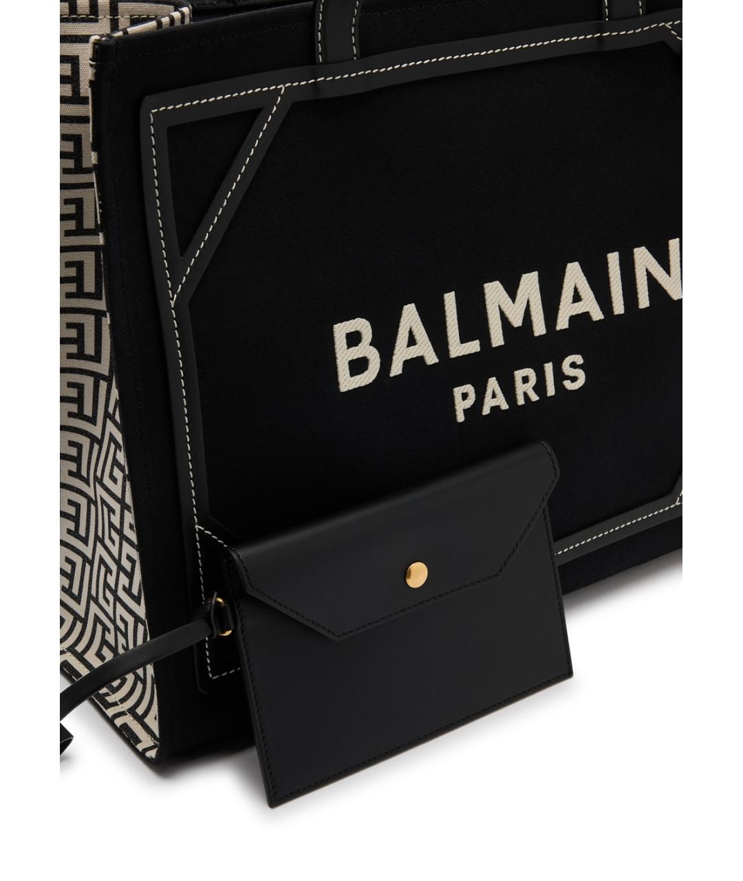 BALMAIN Черная сумка тоут, фото 4