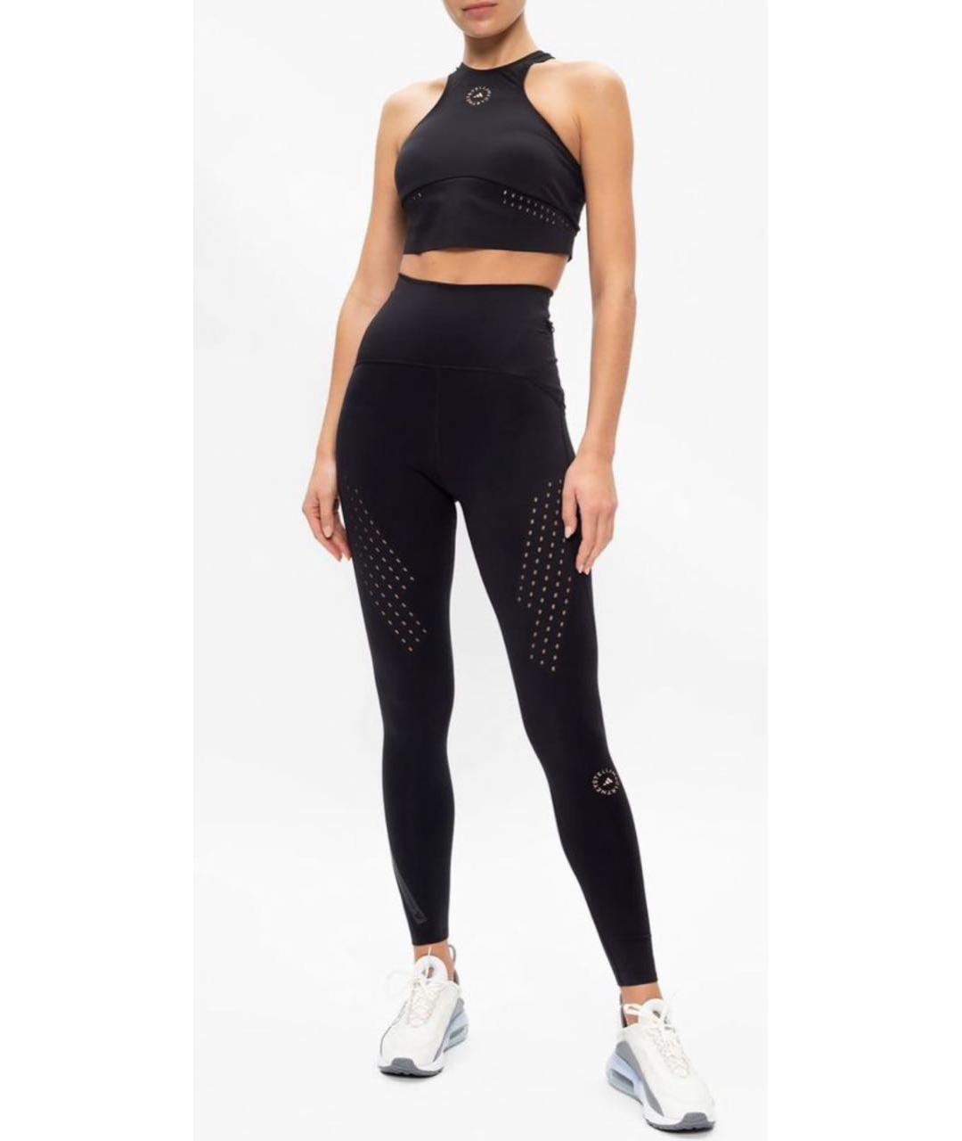 ADIDAS BY STELLA MCCARTNEY Черные спортивные брюки и шорты, фото 5