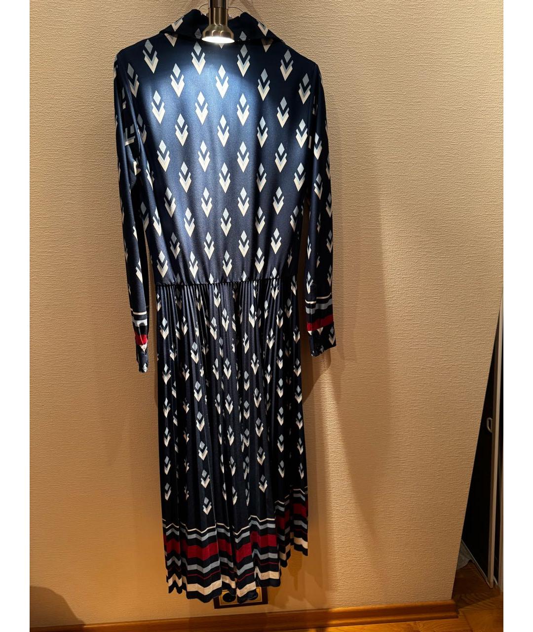 VALENTINO Мульти полиэстеровое повседневное платье, фото 2