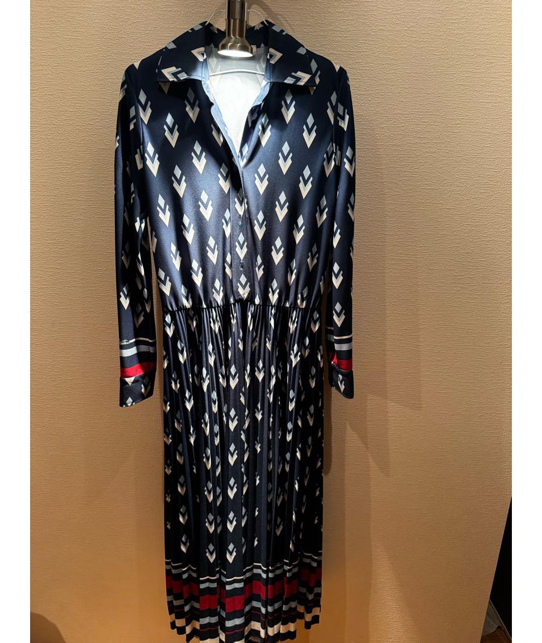 VALENTINO Мульти полиэстеровое повседневное платье, фото 3