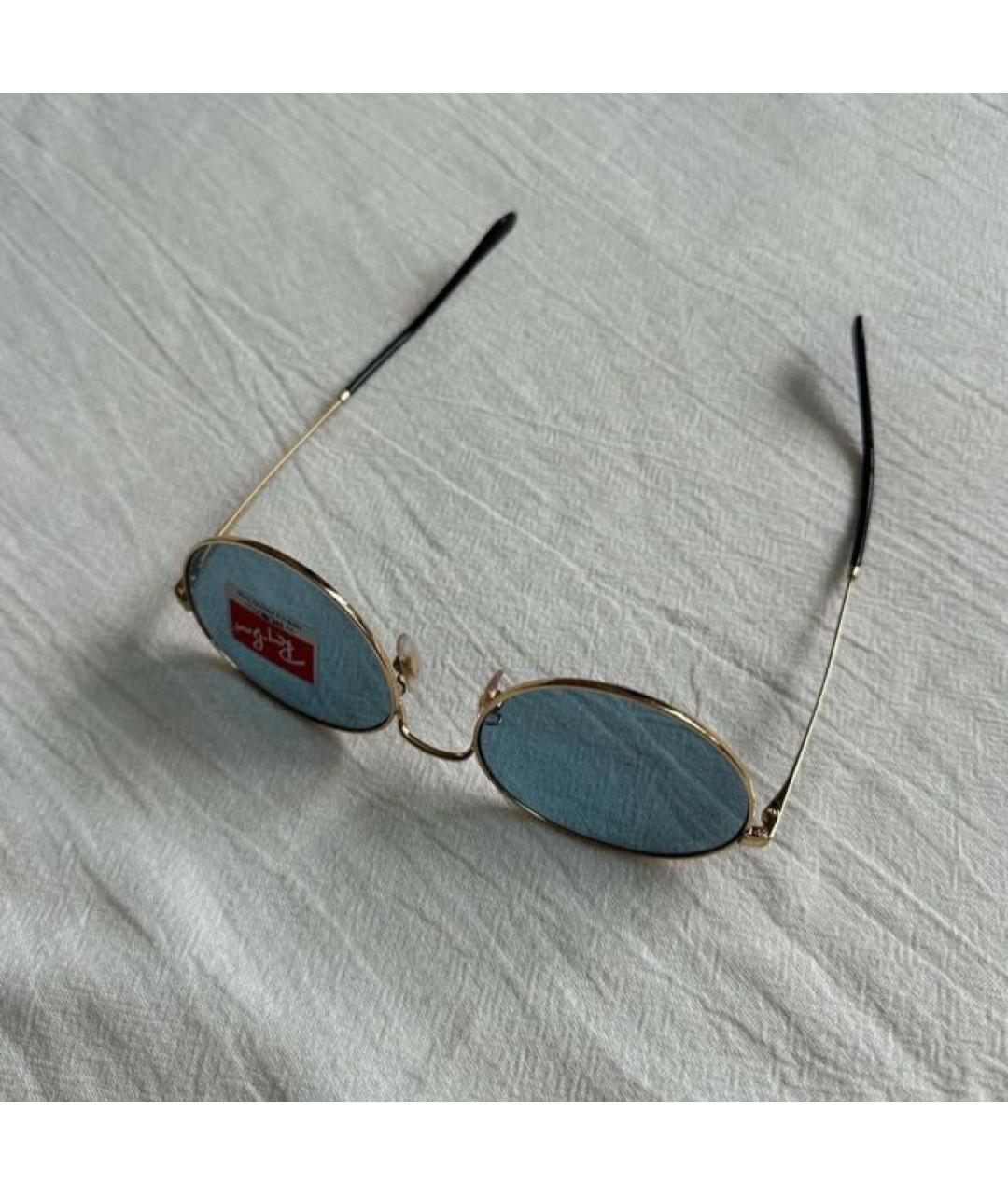 RAY BAN Синие металлические солнцезащитные очки, фото 8