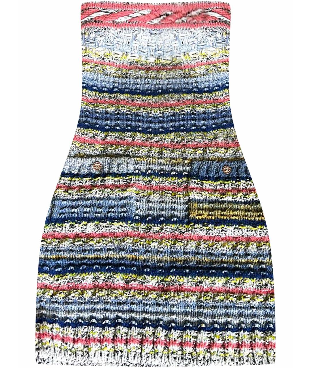 CHANEL Мульти повседневное платье, фото 1