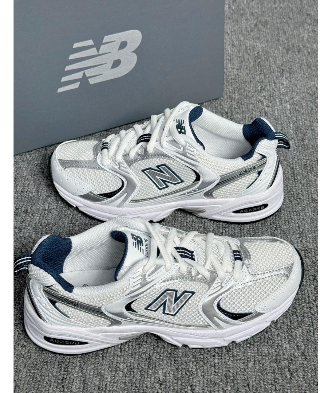NEW BALANCE Белые кроссовки, фото 5