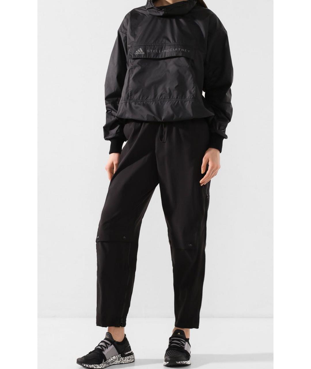 ADIDAS BY STELLA MCCARTNEY Черные прямые брюки, фото 6