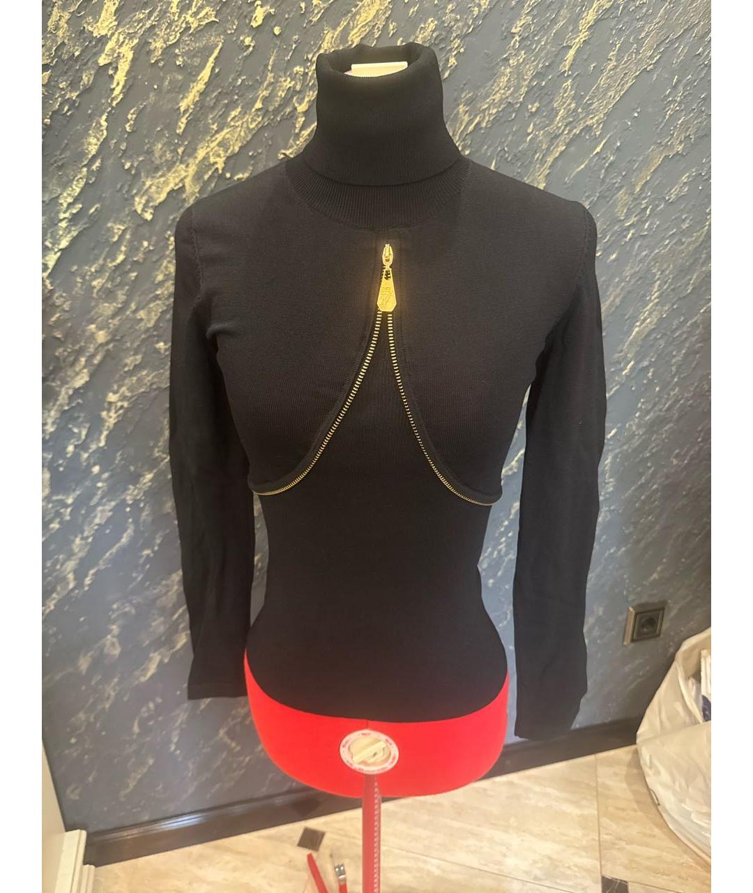 VERSACE COLLECTION Черная водолазка, фото 5