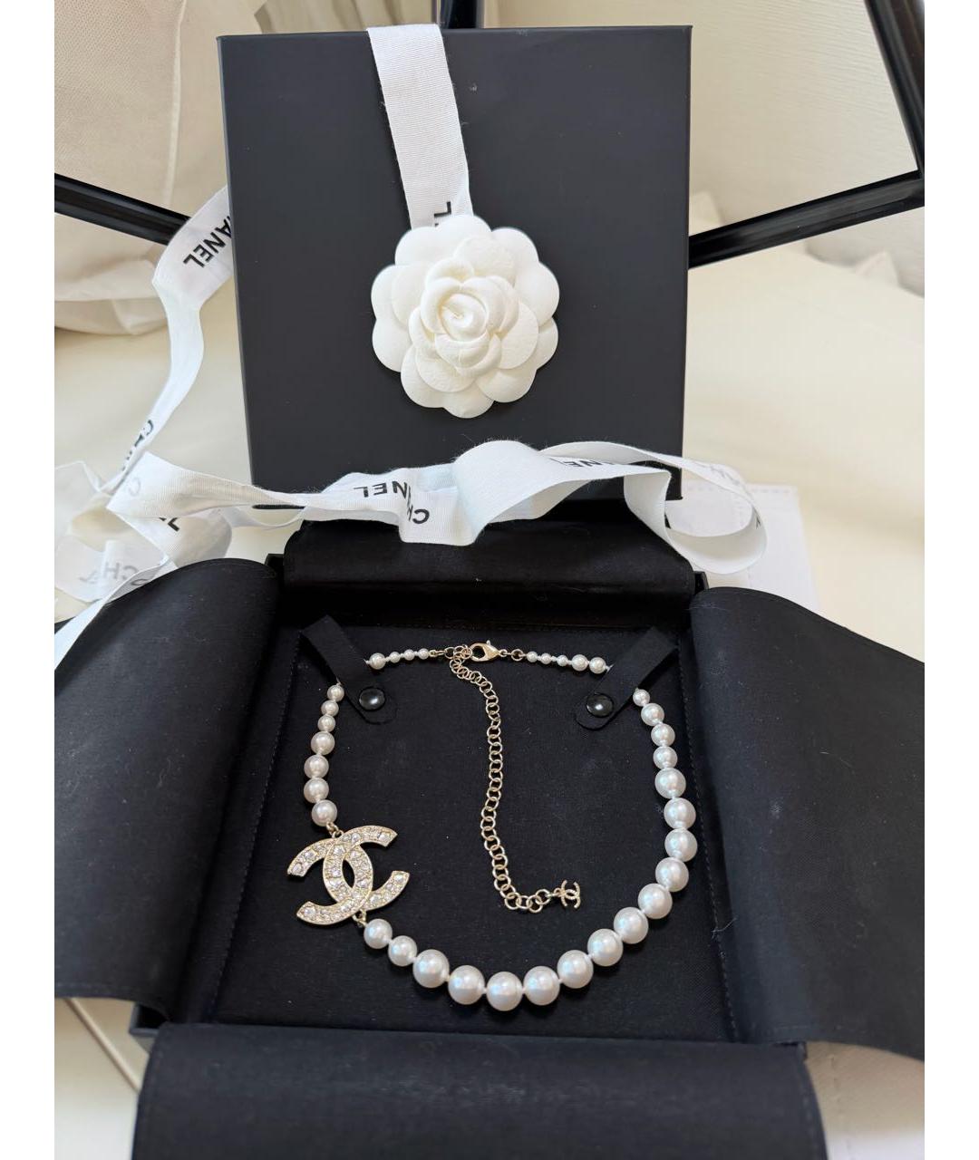 CHANEL Золотое колье, фото 3