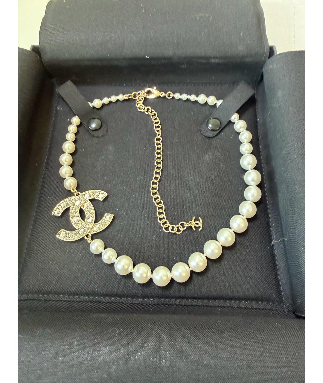 CHANEL Золотое колье, фото 2