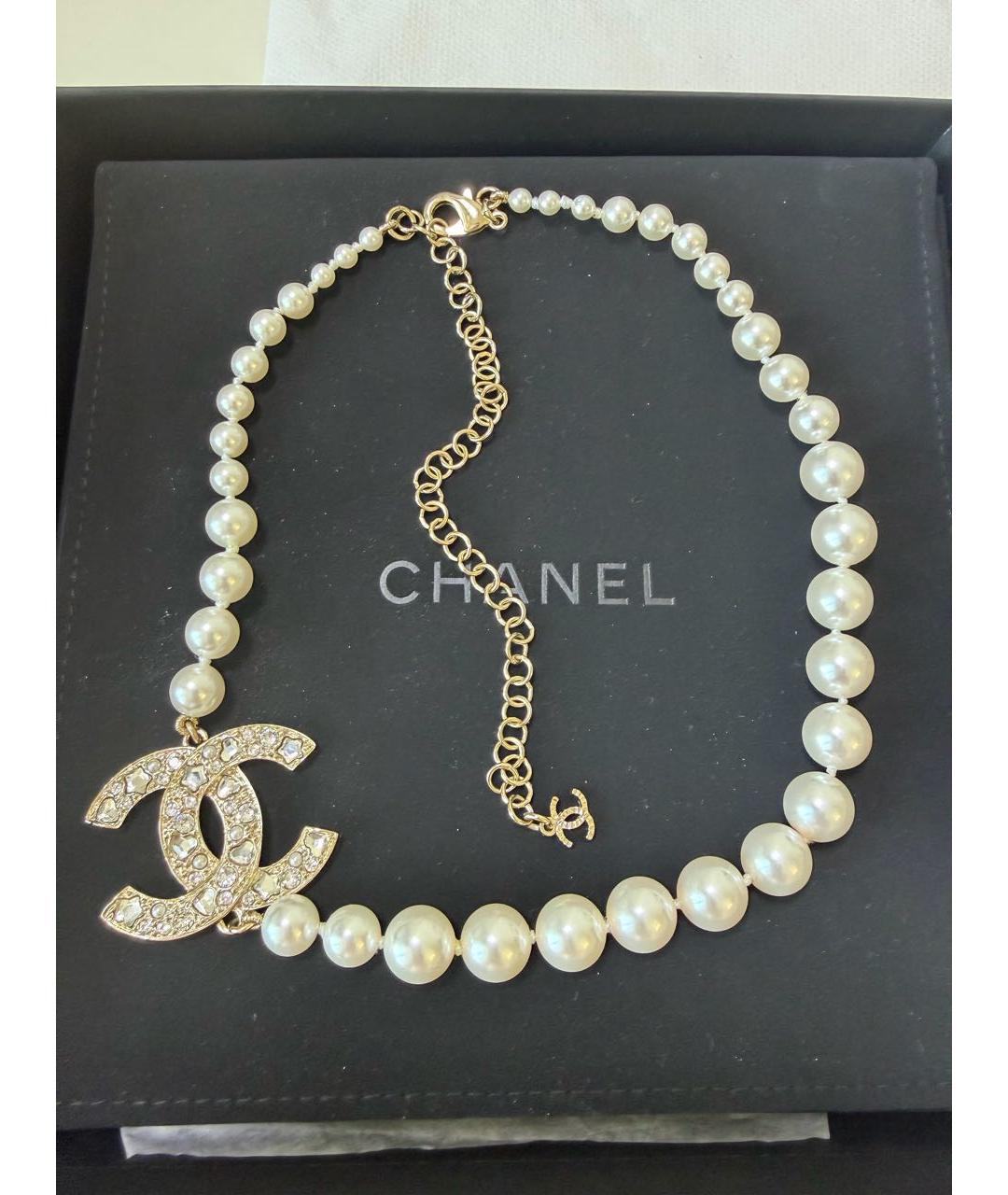 CHANEL Золотое колье, фото 4