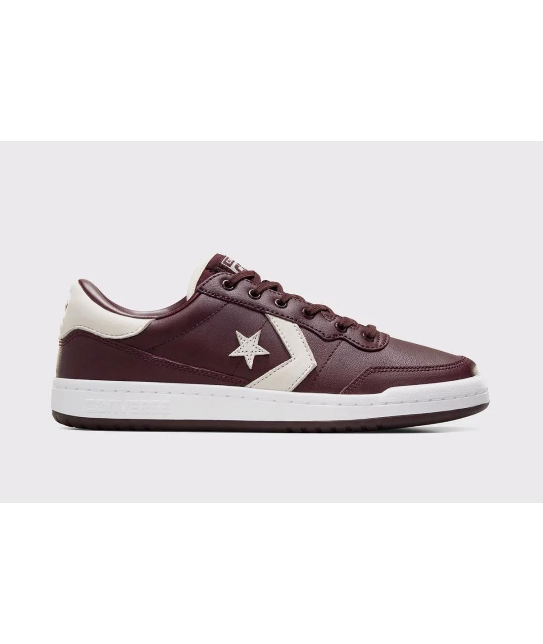 CONVERSE Бордовые кожаные кеды, фото 9