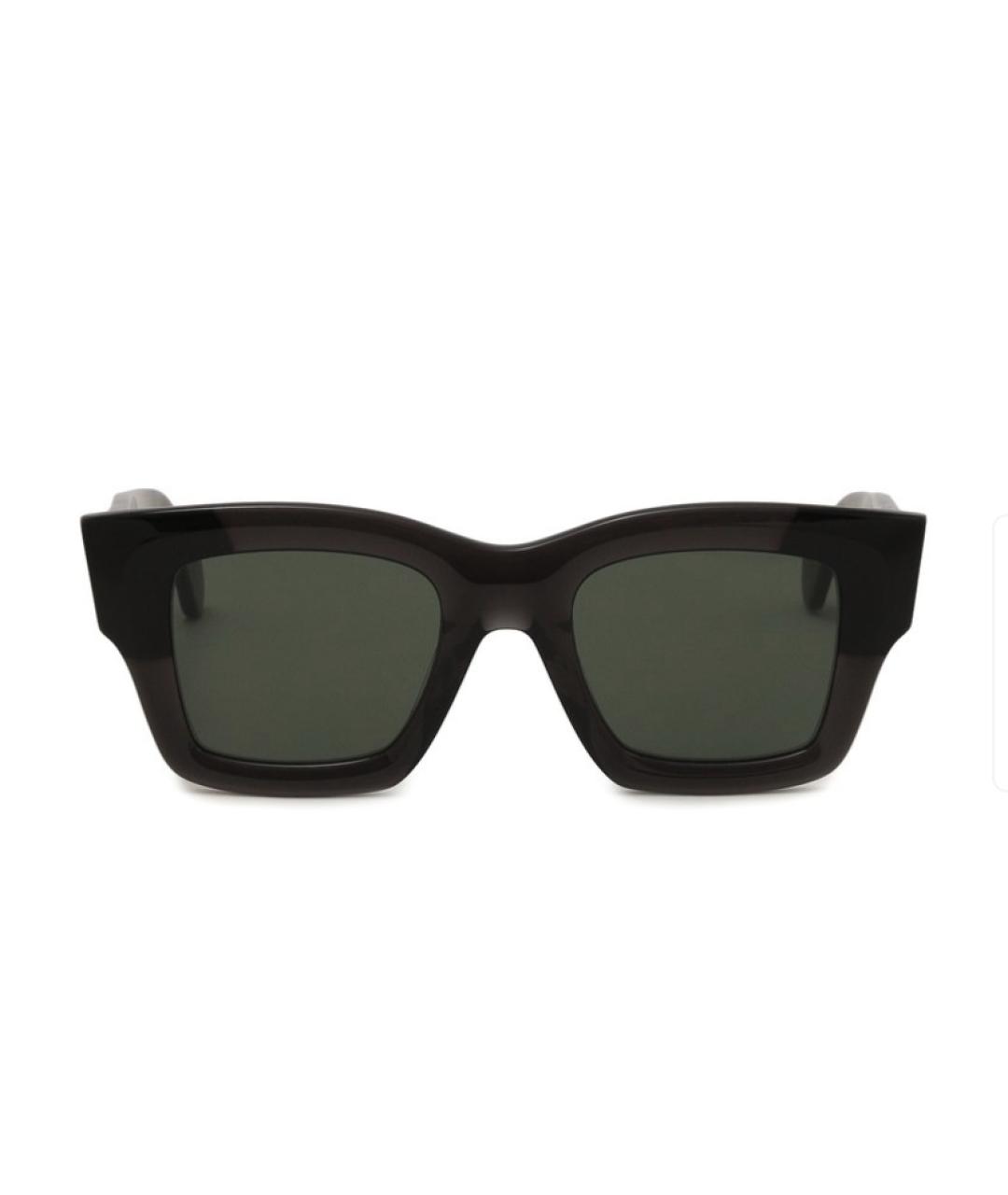 JACQUEMUS Черные пластиковые солнцезащитные очки, фото 1