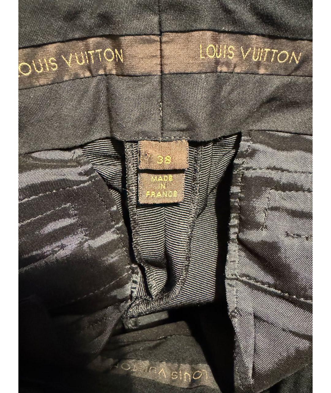 LOUIS VUITTON Черные полиэстеровые шорты, фото 5