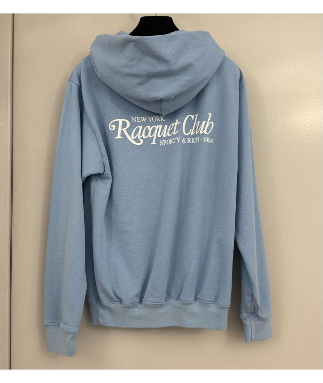 SPORTY AND RICH Голубой хлопковый спортивные костюмы, фото 3