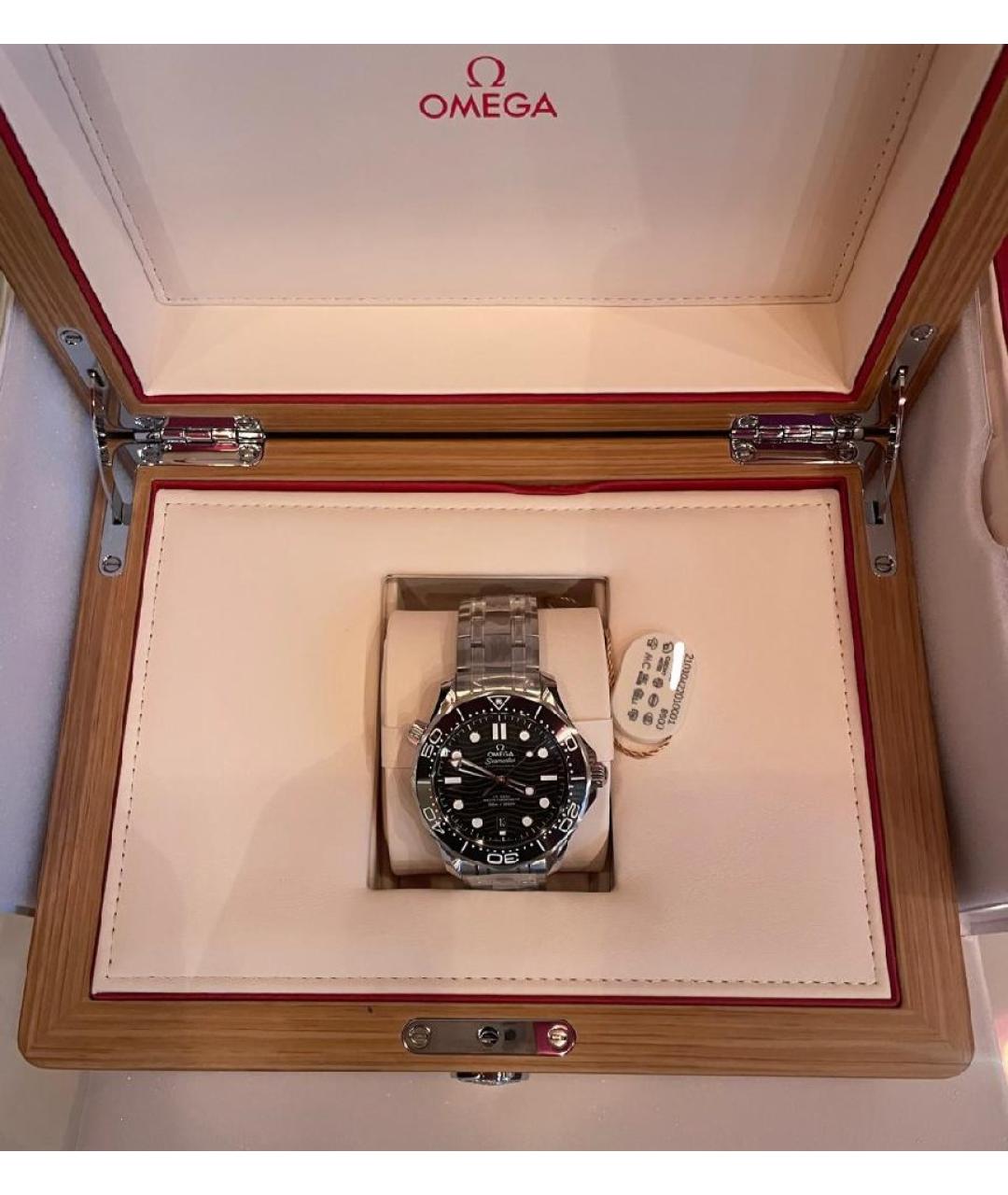 OMEGA Серебряные стальные часы, фото 4