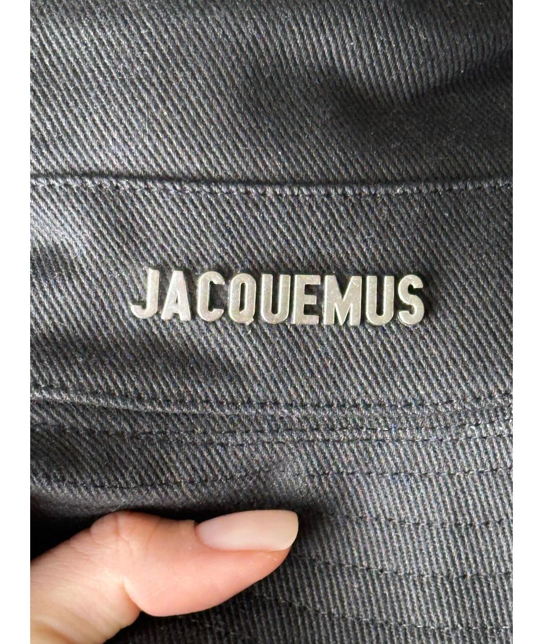JACQUEMUS Черная хлопковая панама, фото 7