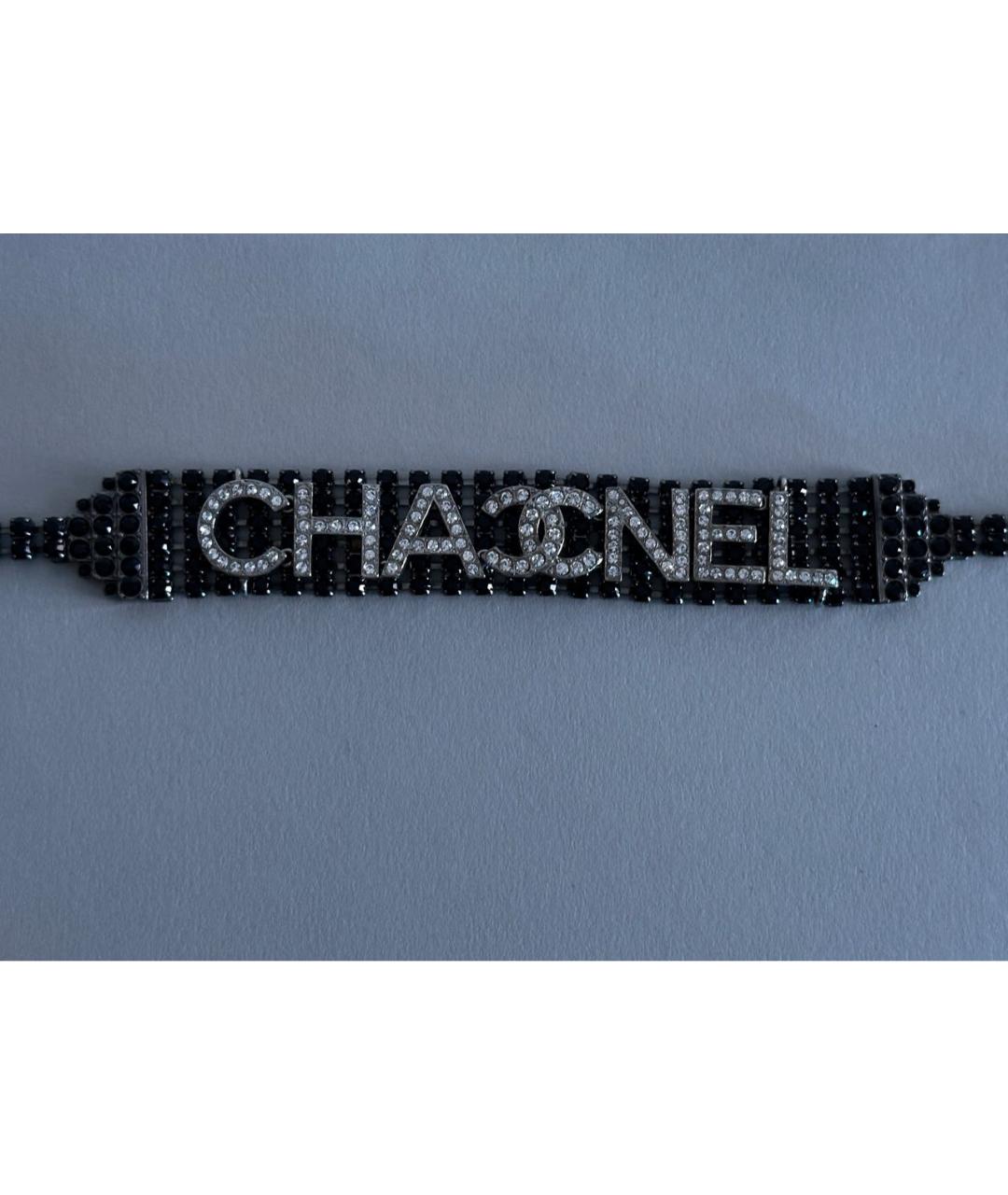 CHANEL Черный чокер, фото 5
