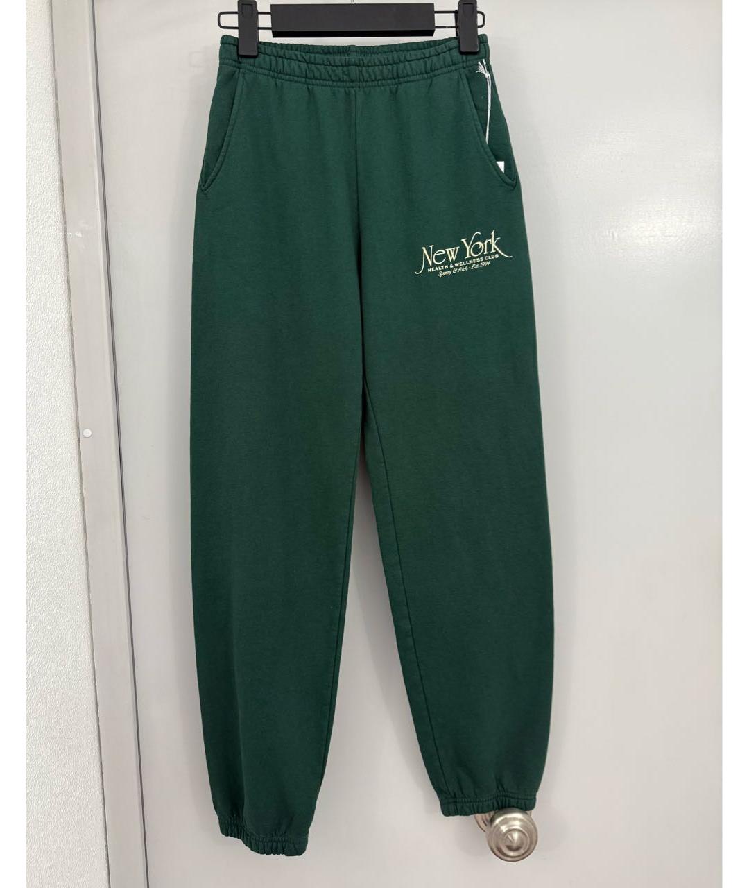 SPORTY AND RICH Зеленый хлопковый спортивные костюмы, фото 2