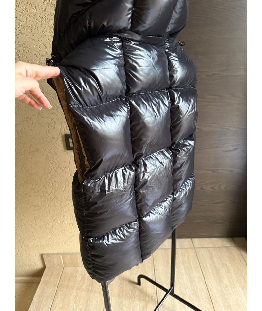 MONCLER Черный синтетический жилет, фото 8
