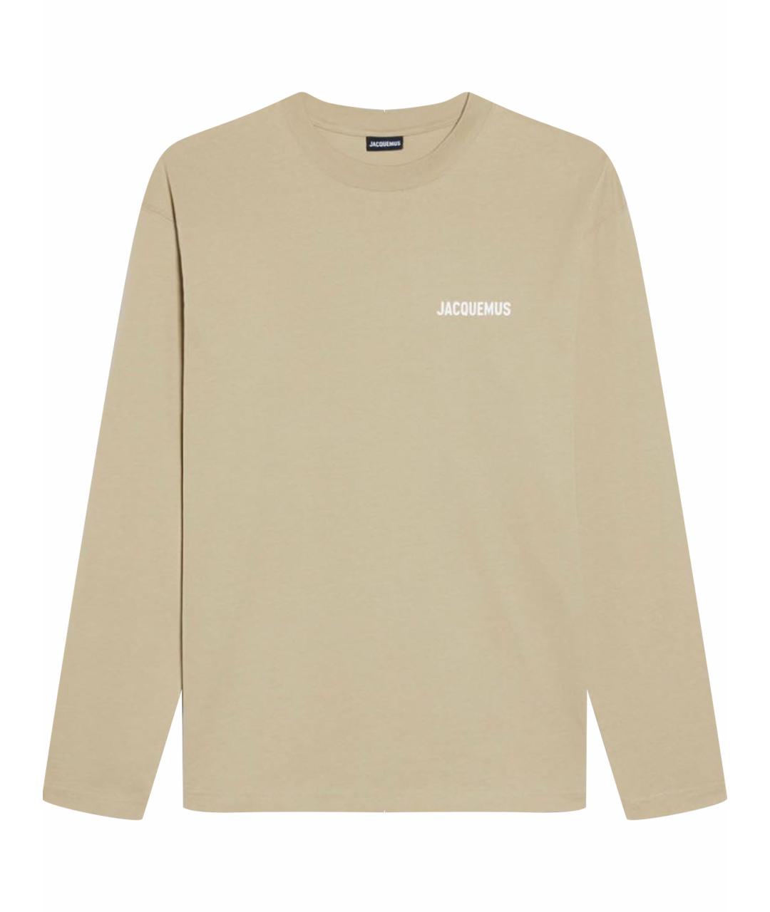 JACQUEMUS Бежевое хлопковое повседневное платье, фото 1