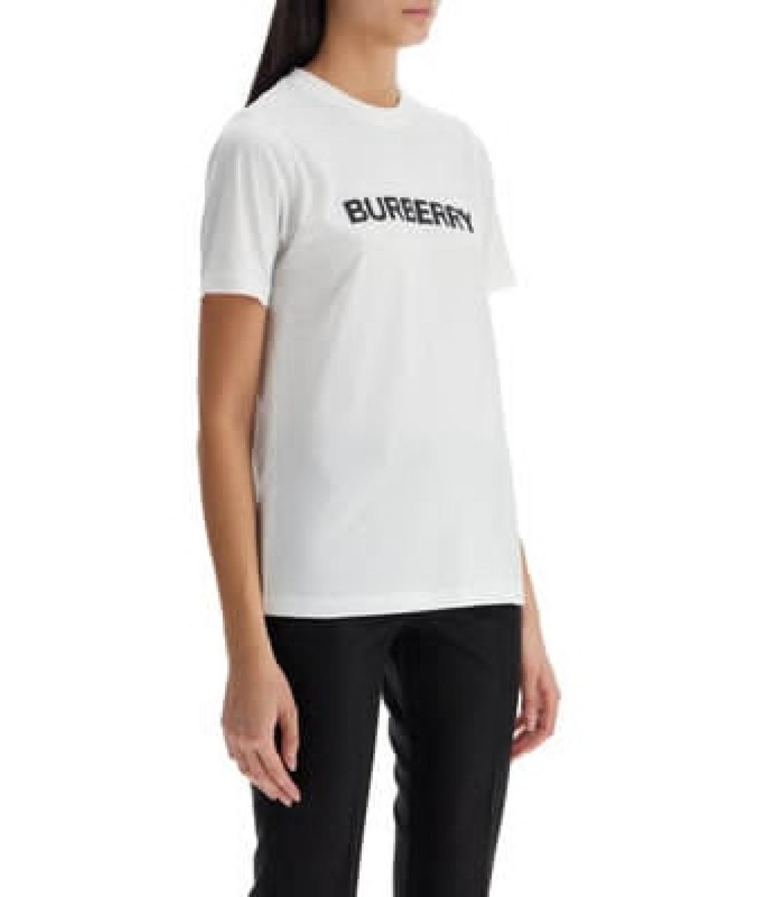 BURBERRY Белая футболка, фото 3