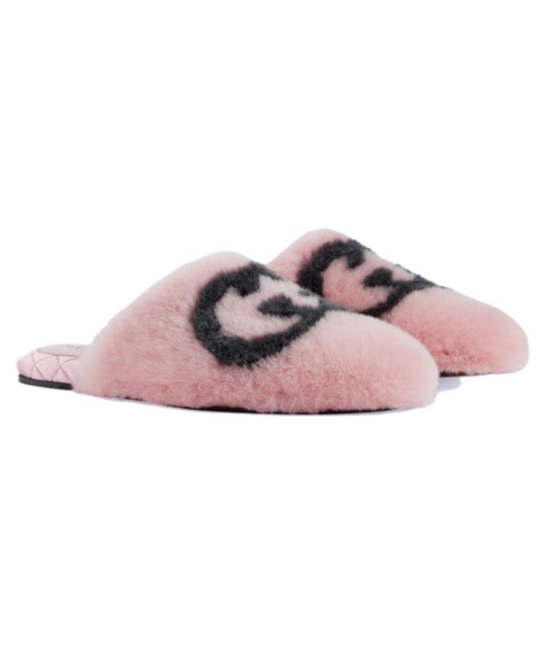 GUCCI Розовые шлепанцы, фото 2