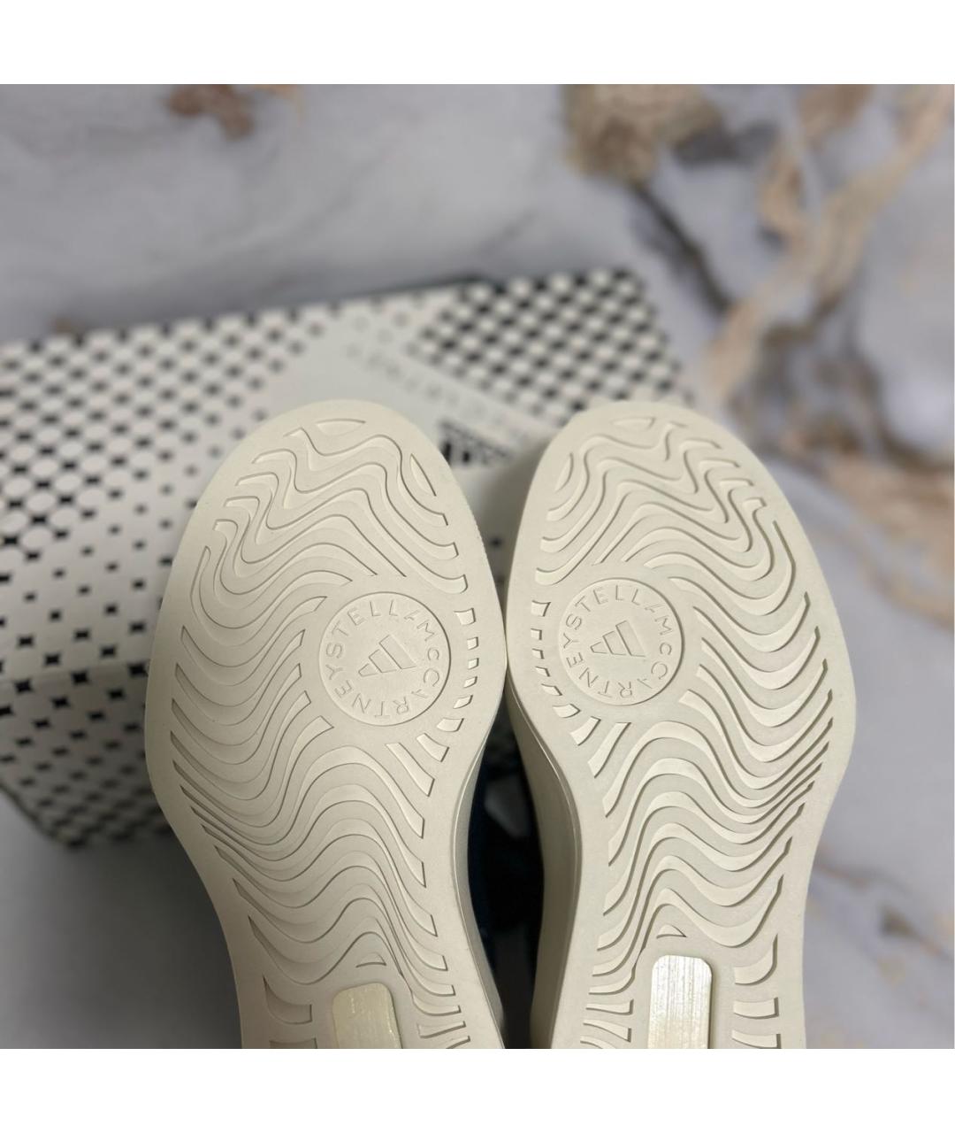 ADIDAS BY STELLA MCCARTNEY Черные текстильные кеды, фото 4