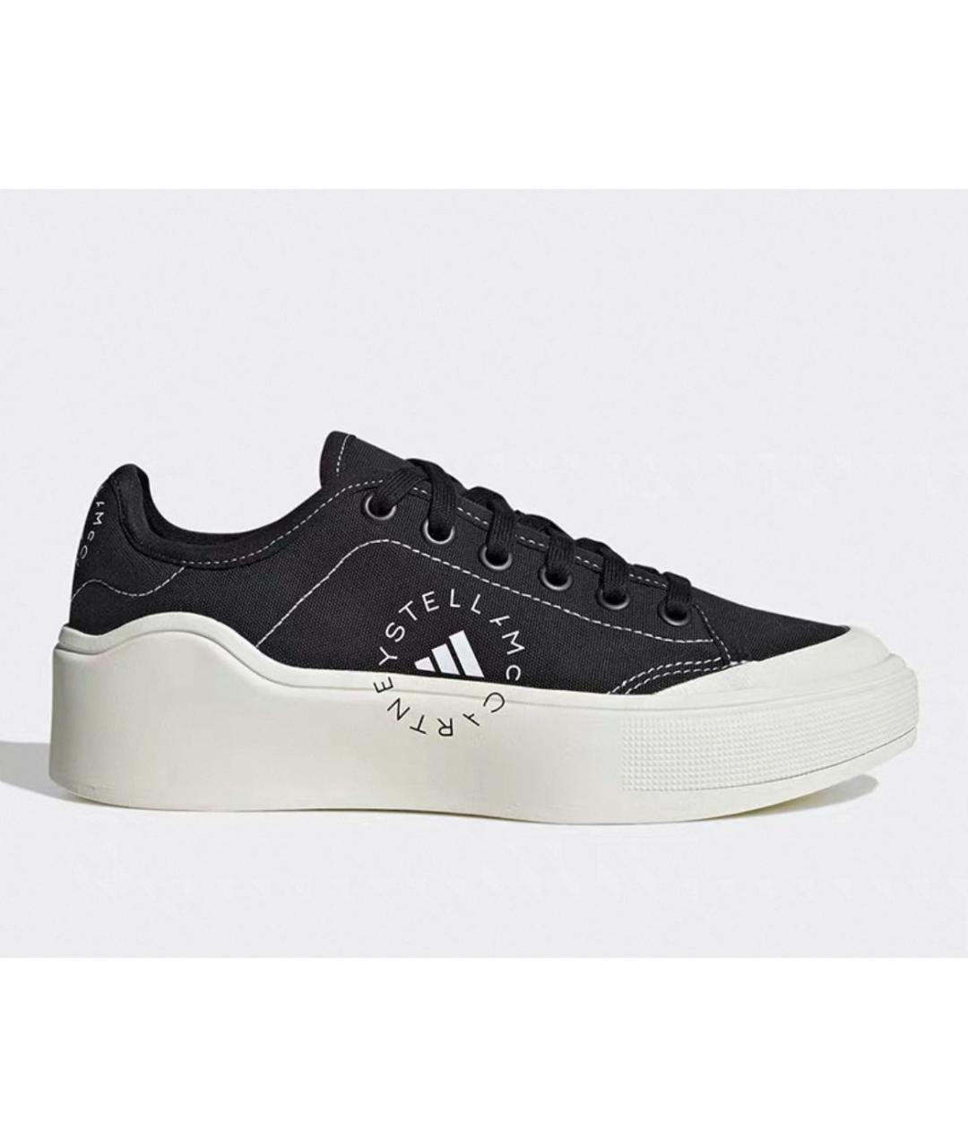 ADIDAS BY STELLA MCCARTNEY Черные текстильные кеды, фото 9