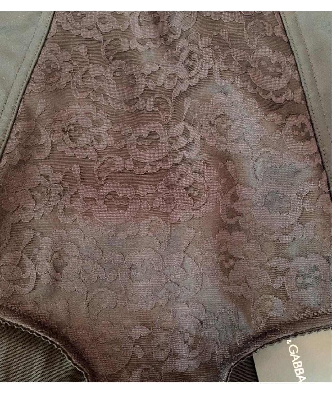 DOLCE&GABBANA Черные полиэстеровые шорты, фото 4