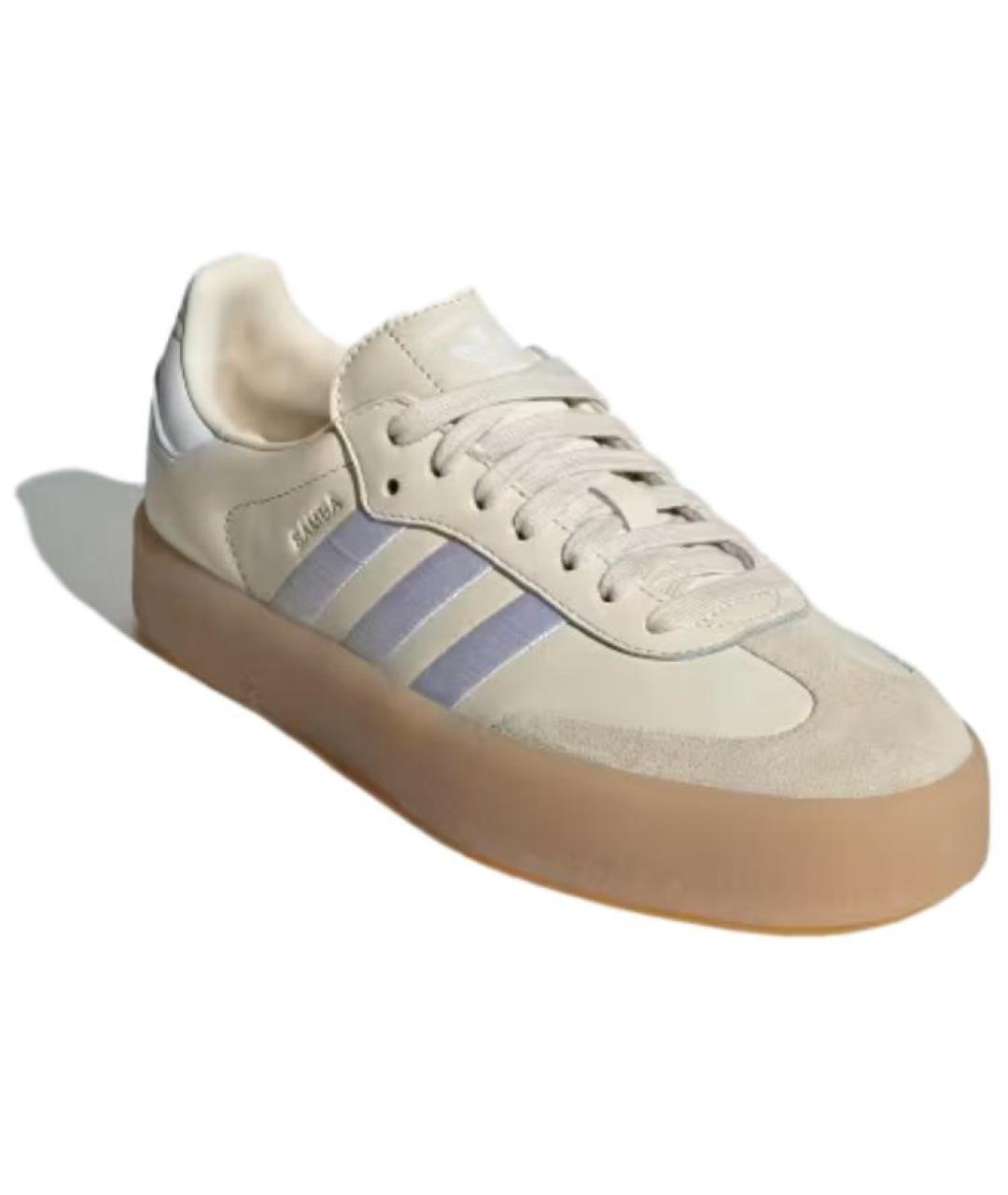ADIDAS Бежевые кеды, фото 3