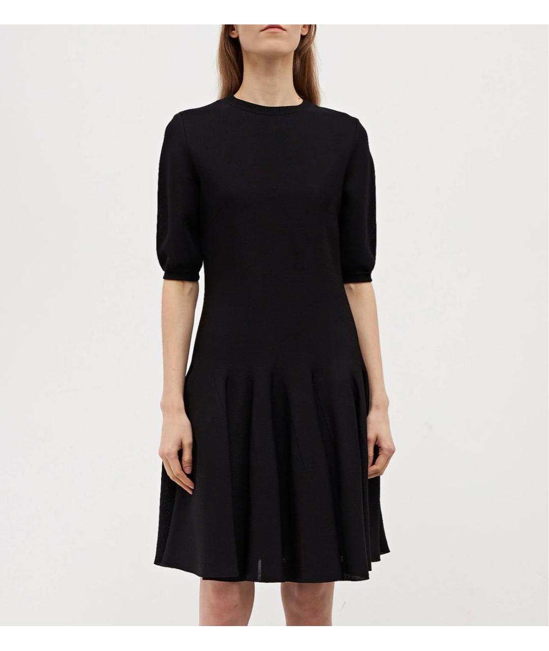 GIVENCHY Черное вискозное платье, фото 4