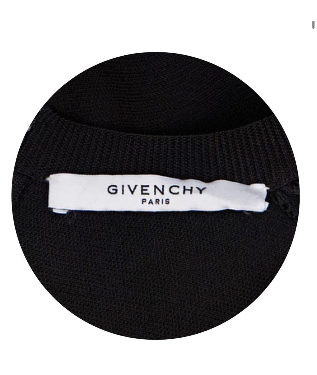 GIVENCHY Черное вискозное платье, фото 3