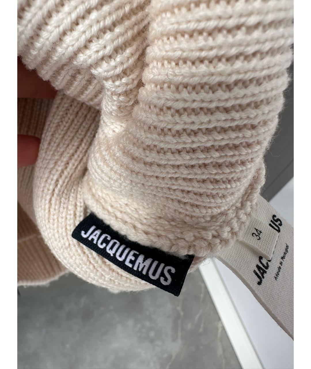 JACQUEMUS Бежевый джемпер / свитер, фото 3