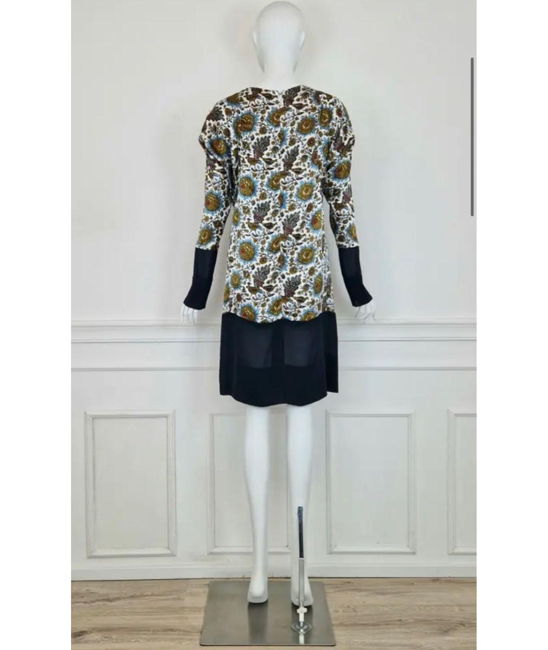 BALENCIAGA Мульти повседневное платье, фото 2