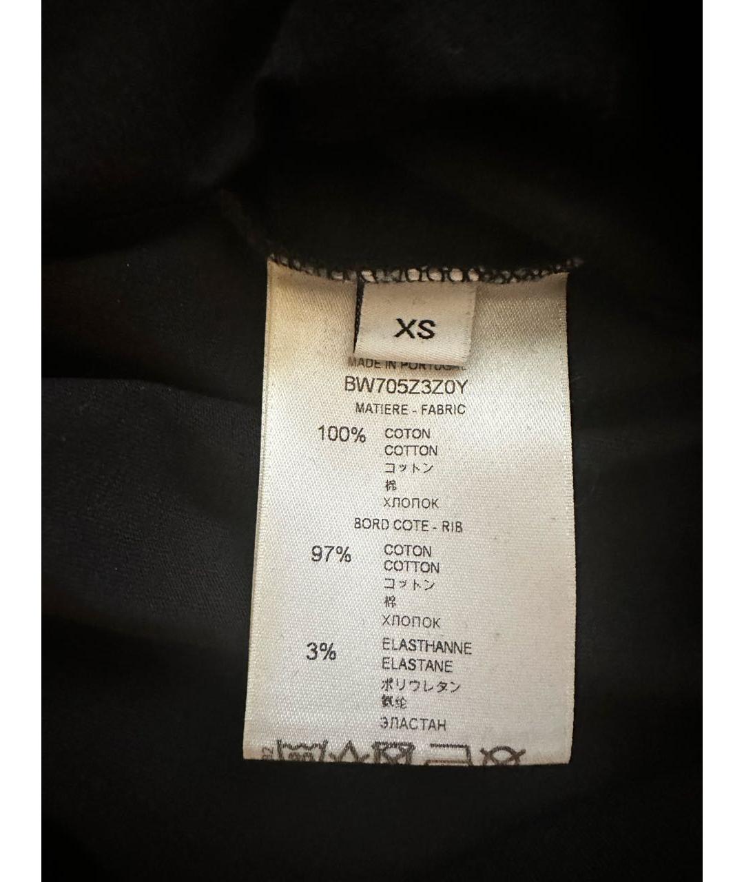 GIVENCHY Черная хлопковая футболка, фото 6