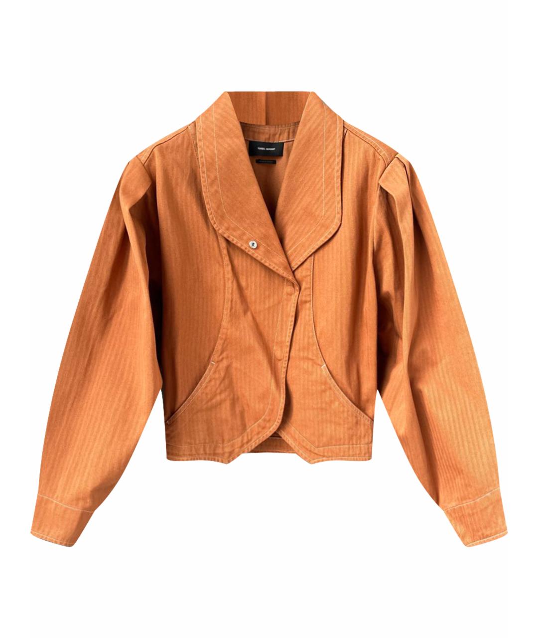 ISABEL MARANT Оранжевая хлопковая куртка, фото 1