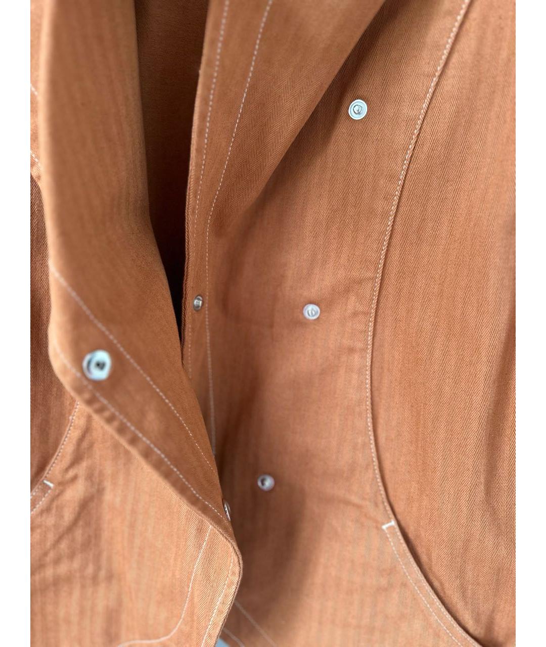 ISABEL MARANT Оранжевая хлопковая куртка, фото 3