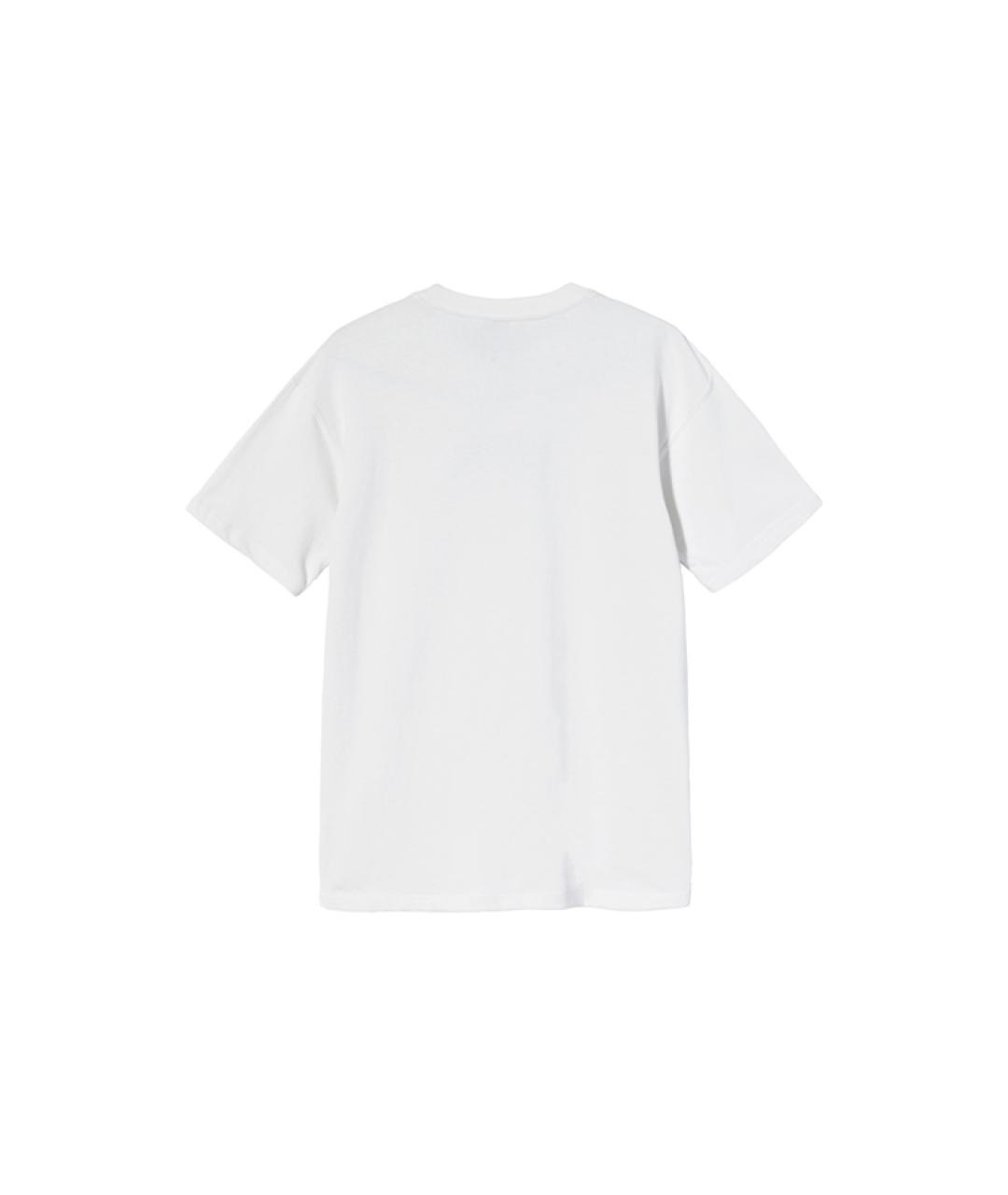 STUSSY Белая хлопковая футболка, фото 2
