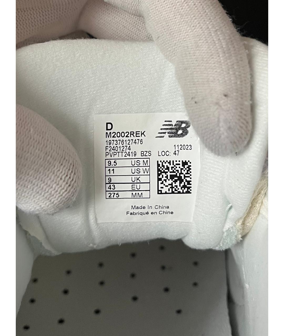 NEW BALANCE Бежевые низкие кроссовки / кеды, фото 9