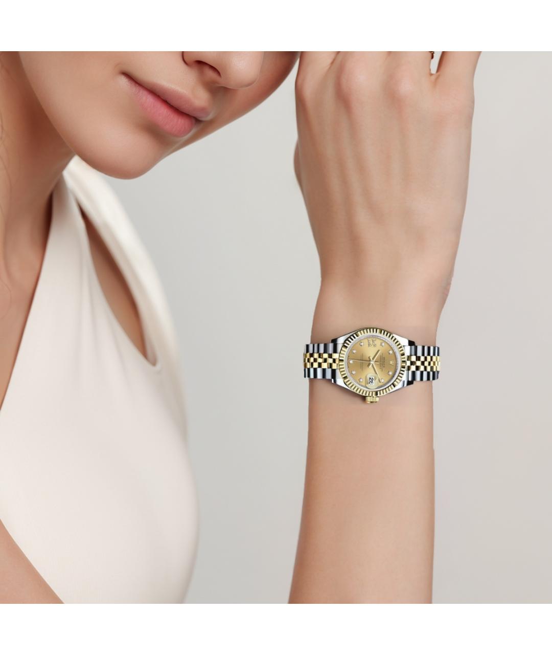 ROLEX Часы из желтого золота, фото 3