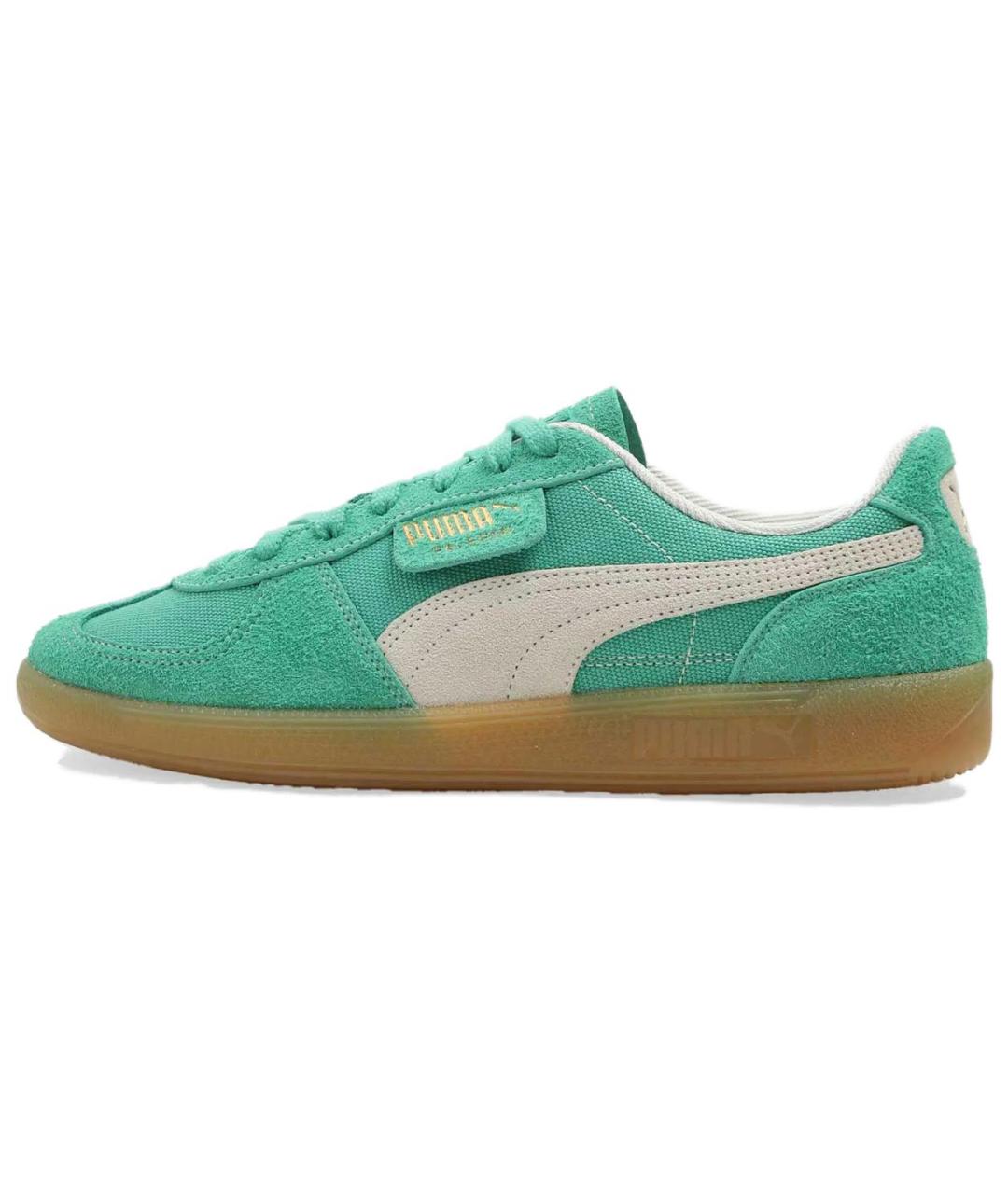 PUMA Зеленые замшевые кеды, фото 2