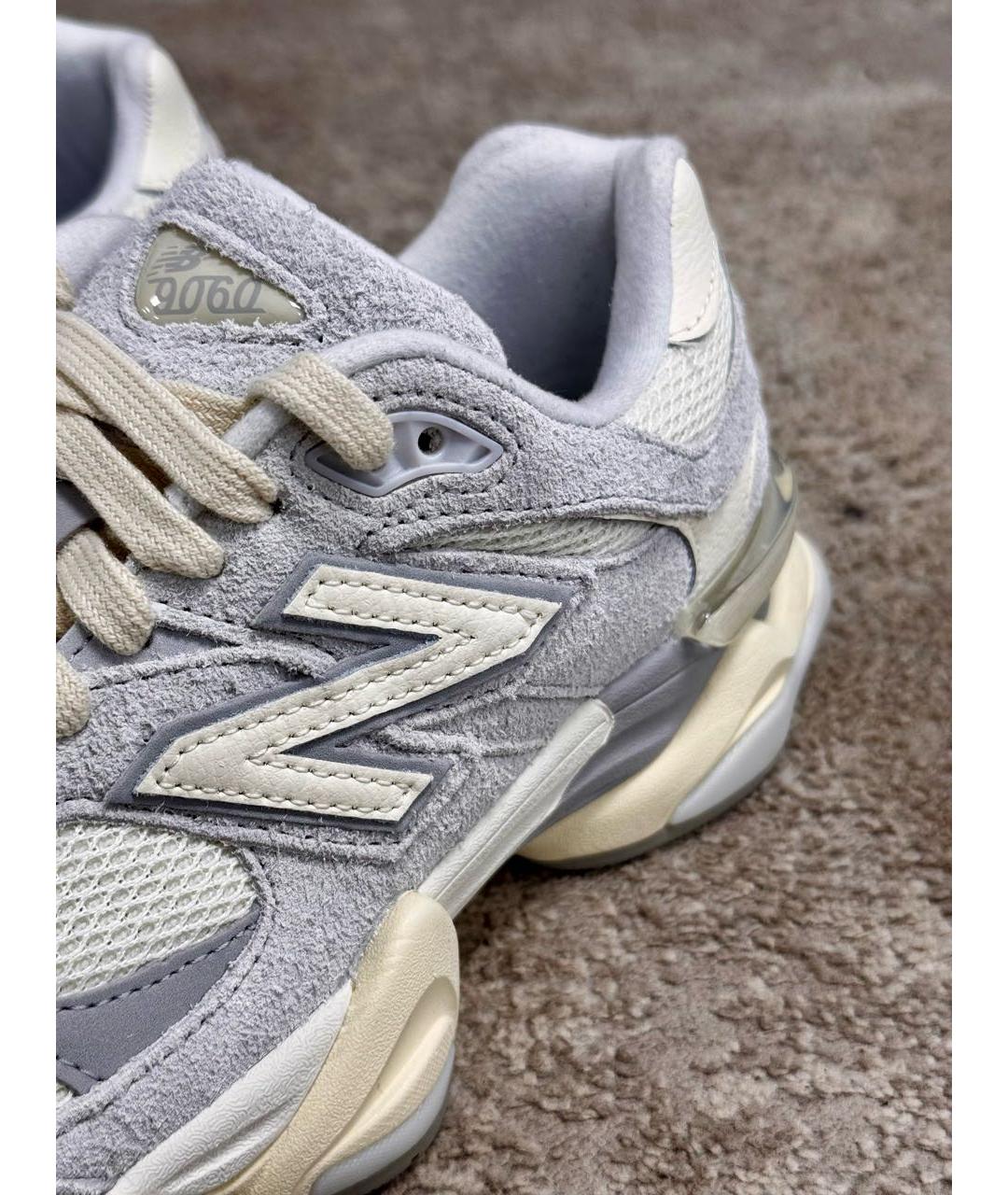 NEW BALANCE Серые замшевые кроссовки, фото 5