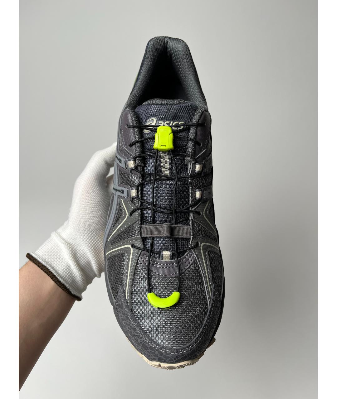 ASICS Антрацитовые низкие кроссовки / кеды, фото 6