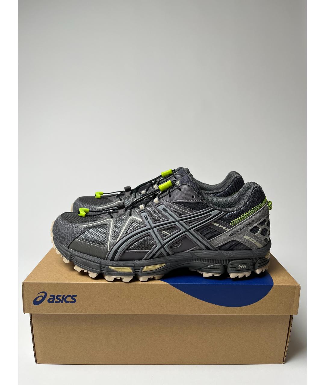 ASICS Антрацитовые низкие кроссовки / кеды, фото 2