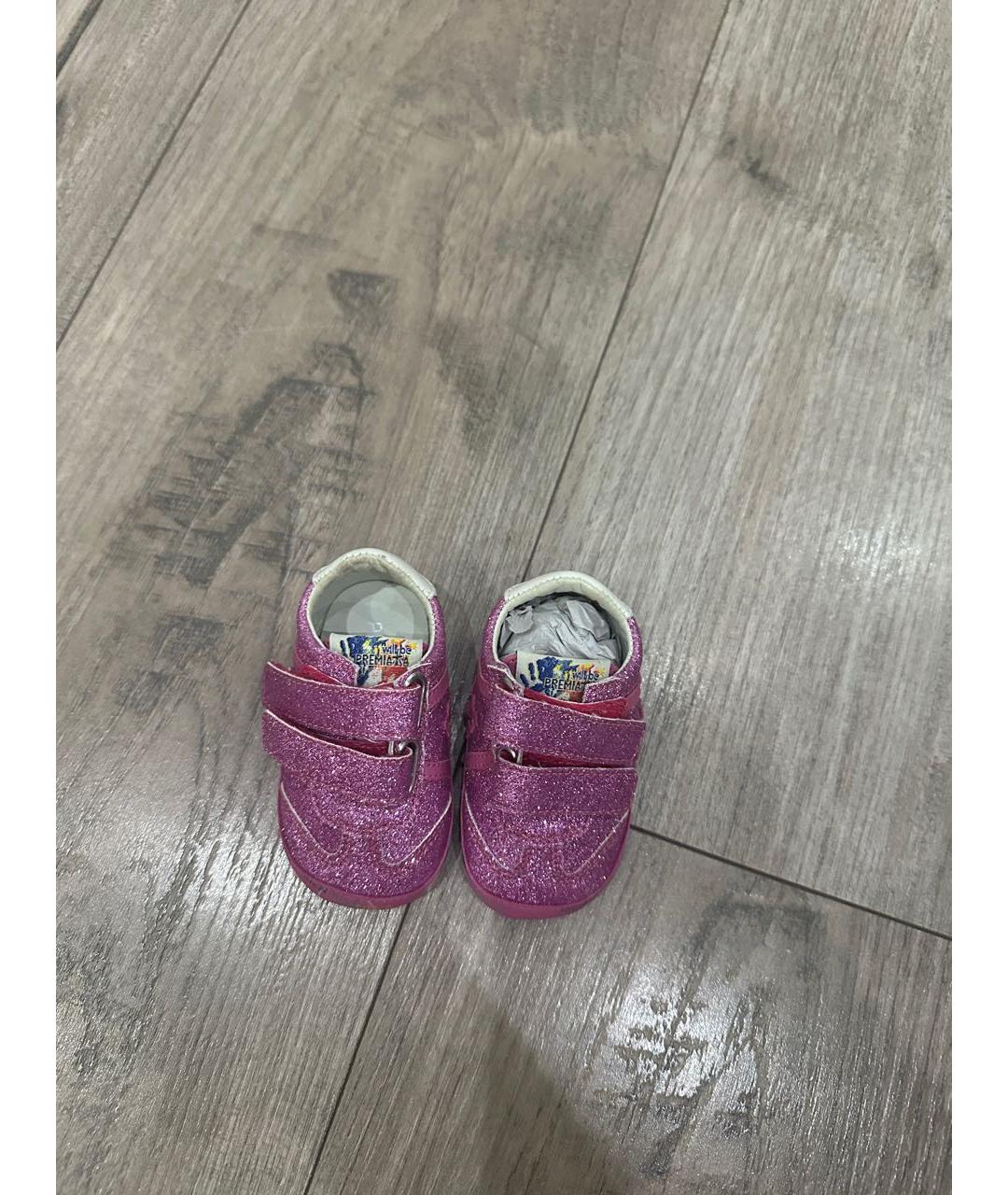PREMIATA Розовые кожаные пинетки, фото 3