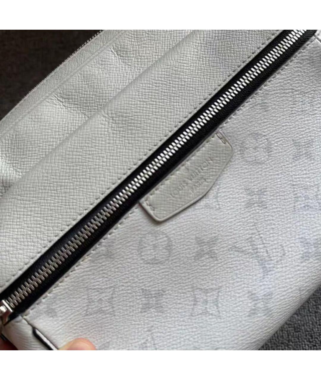 LOUIS VUITTON Белая кожаная сумка через плечо, фото 2