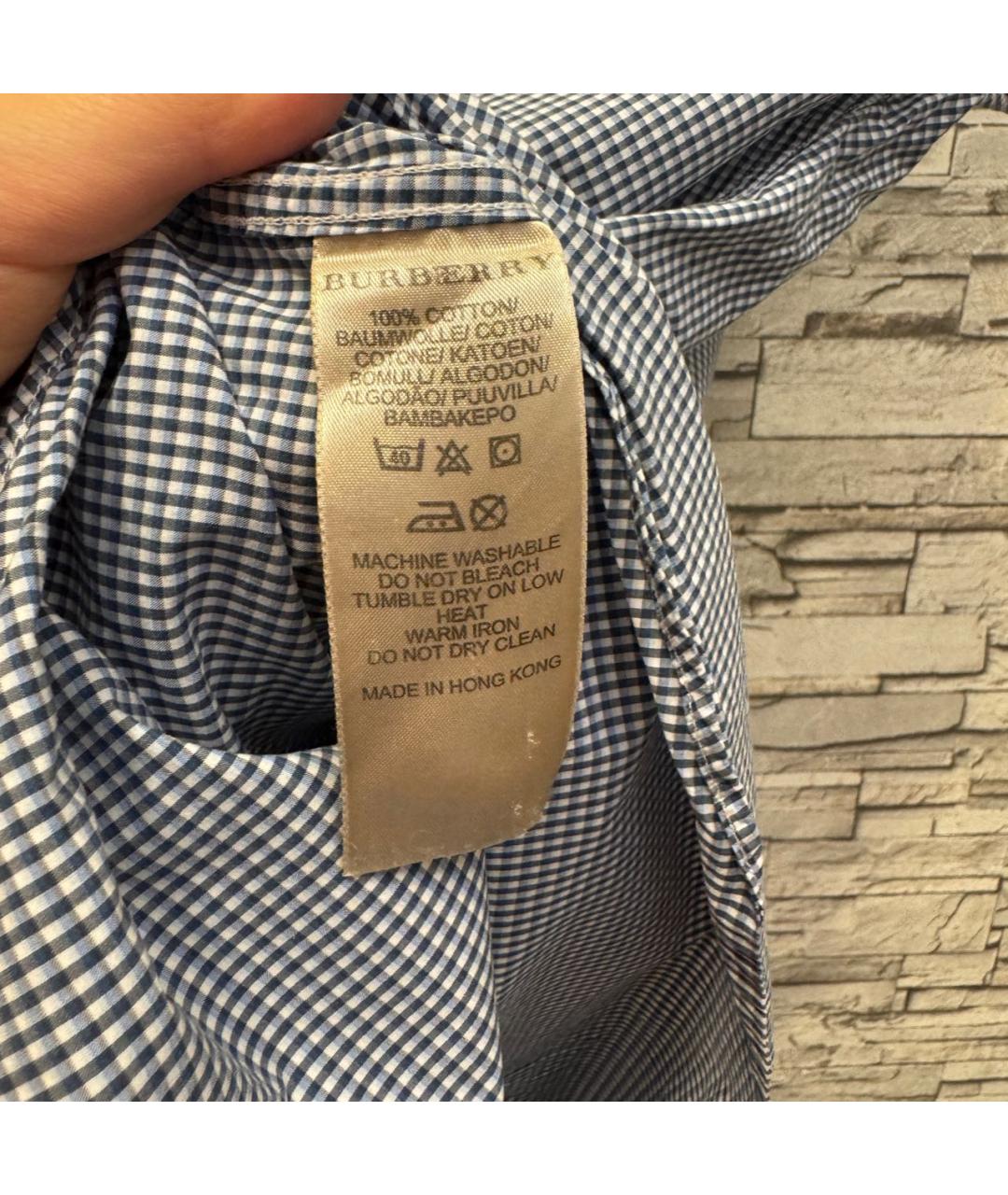 BURBERRY Мульти хлопковая классическая рубашка, фото 7