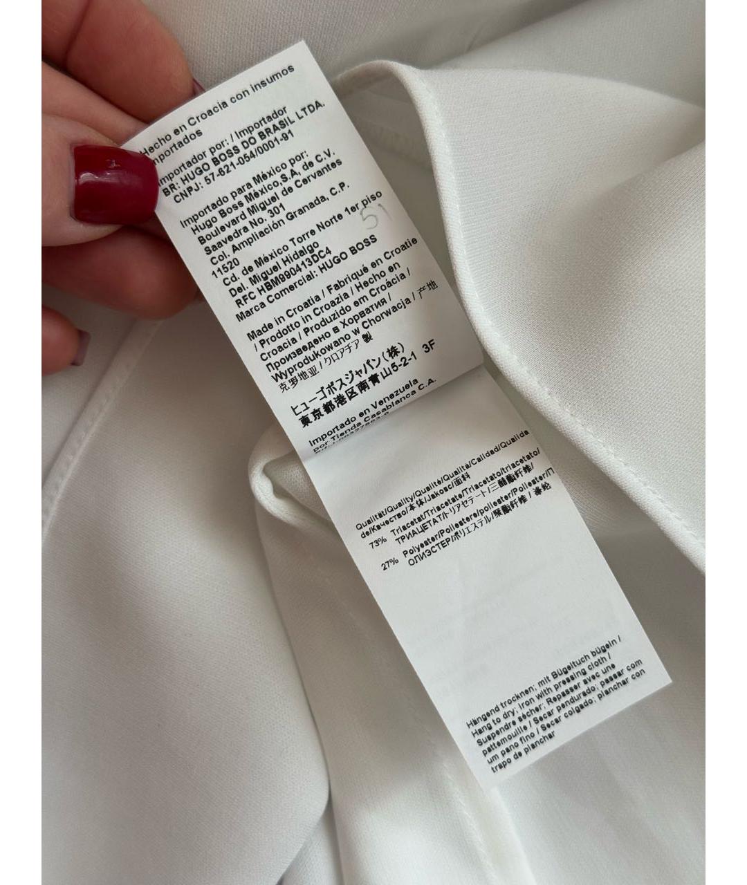 HUGO BOSS Белая блузы, фото 5
