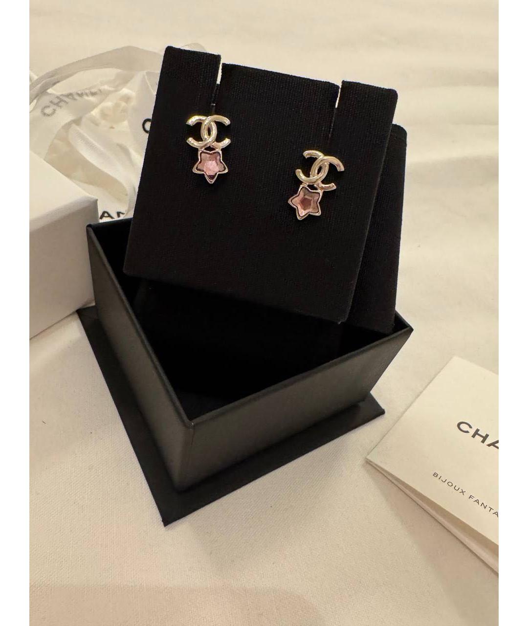 CHANEL Металлические серьги, фото 2