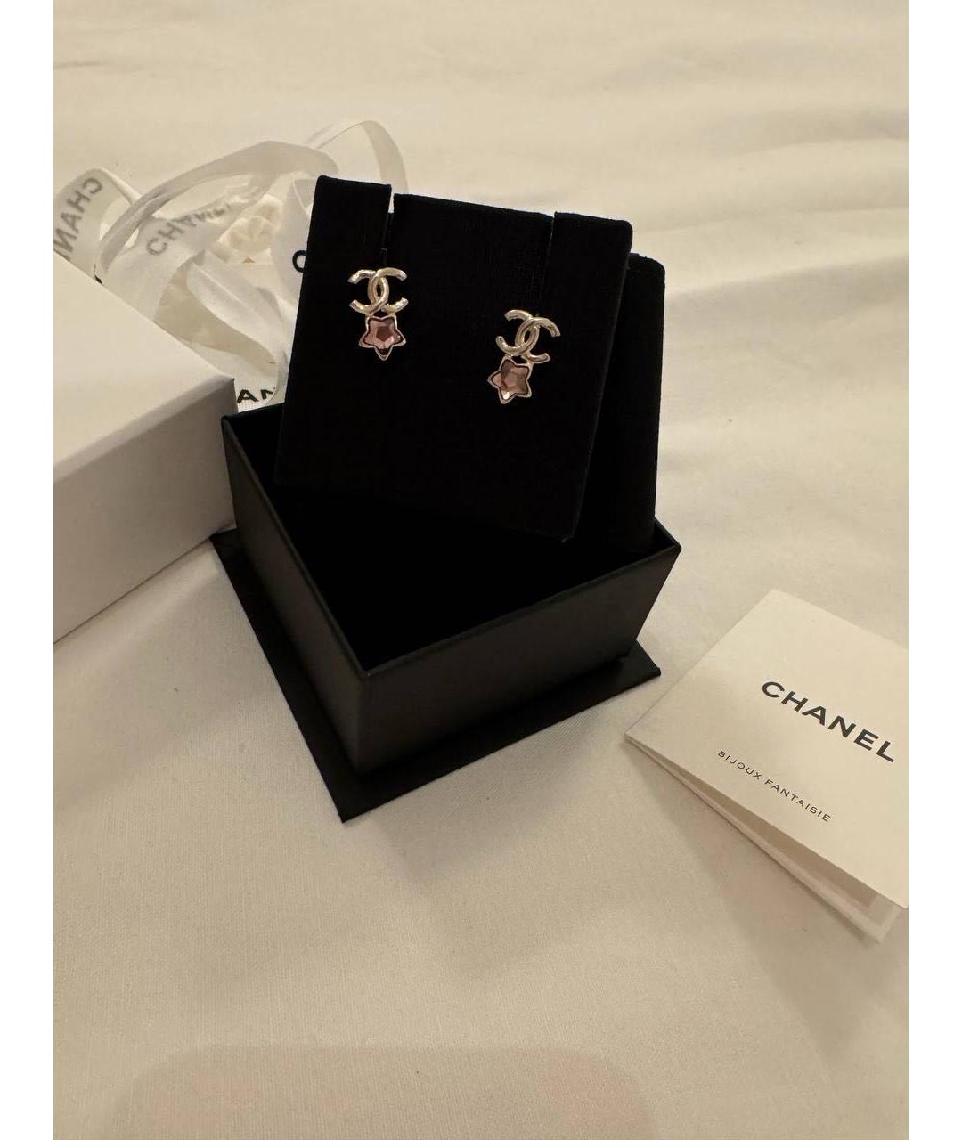 CHANEL Металлические серьги, фото 3