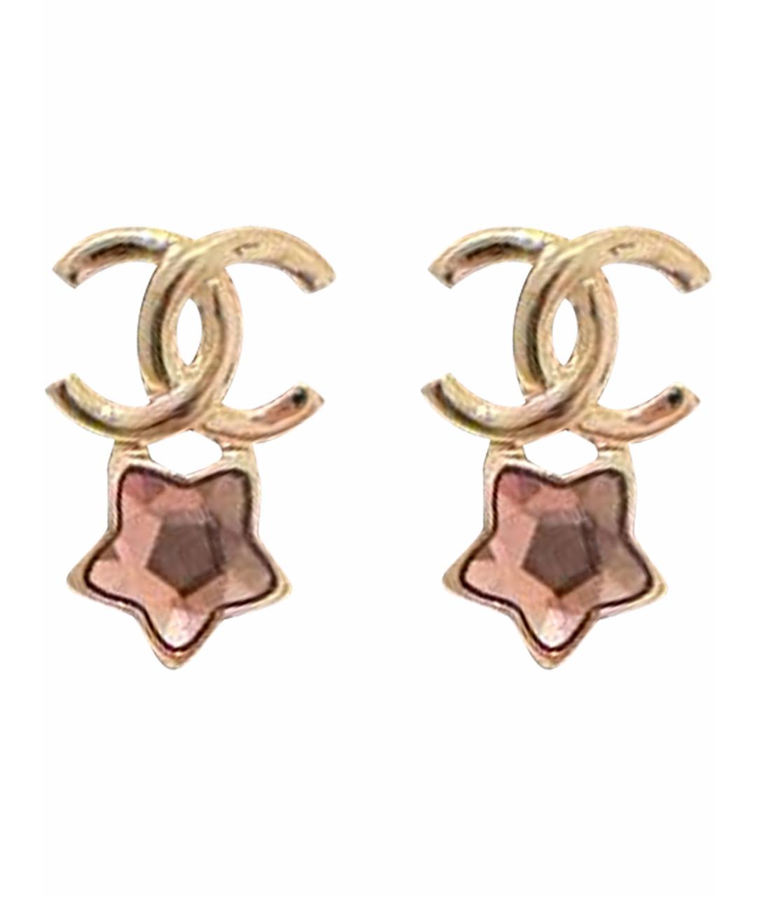 CHANEL Металлические серьги, фото 1