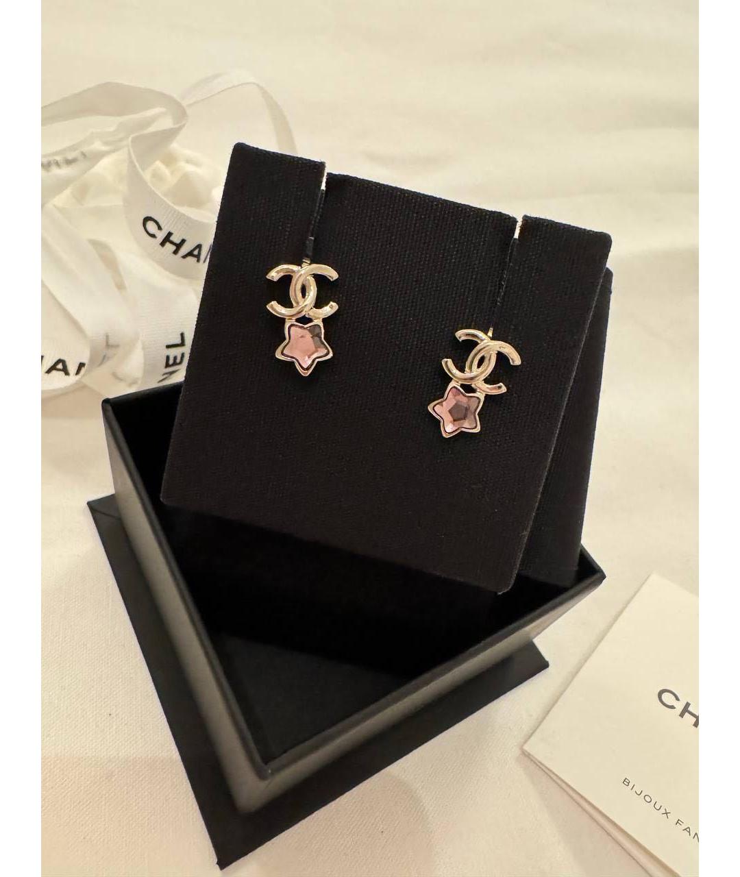 CHANEL Металлические серьги, фото 4